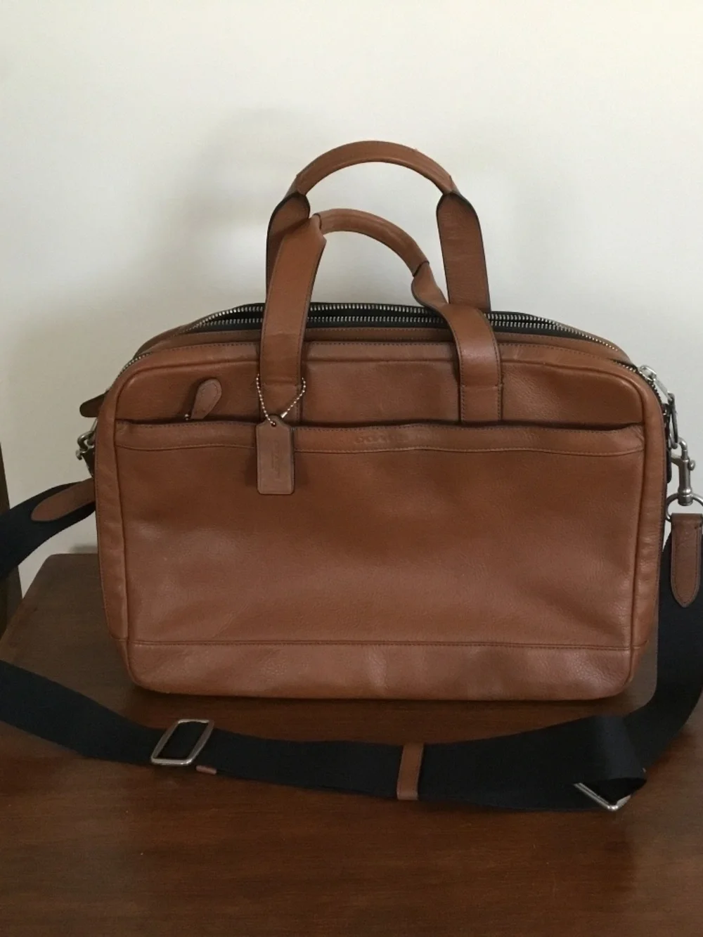 Coach Hamilton Laptop Bag Tan